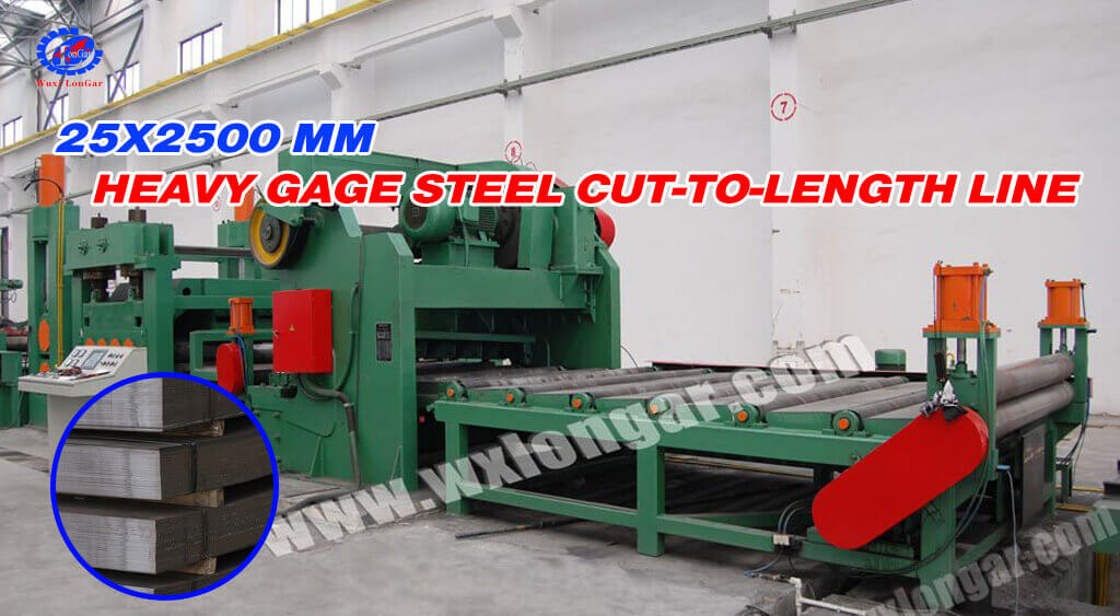 25X2500 Heavy Gage Steel CTL machine 1