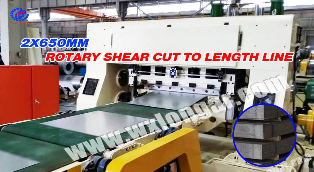 2X650 Rotary Shear Cut To Length Line banner case 1