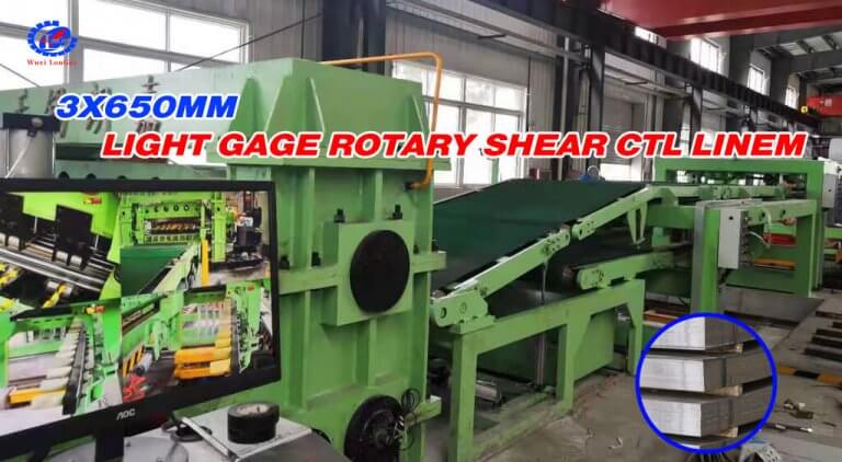 Light Gage Rotary Shear CTL Line Professional China Supplier - Slitting ...